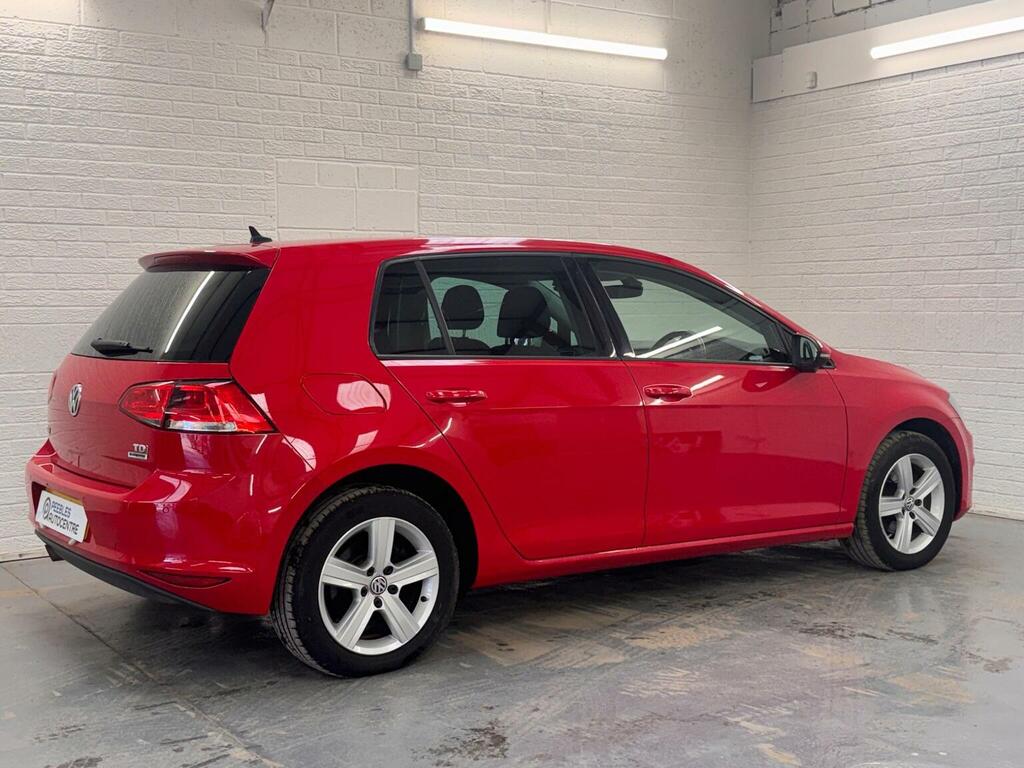Volkswagen Golf 1.6 Tdi Bluemotion Tech Match Edition Dsg Euro 6 MJ66CVW Red #2