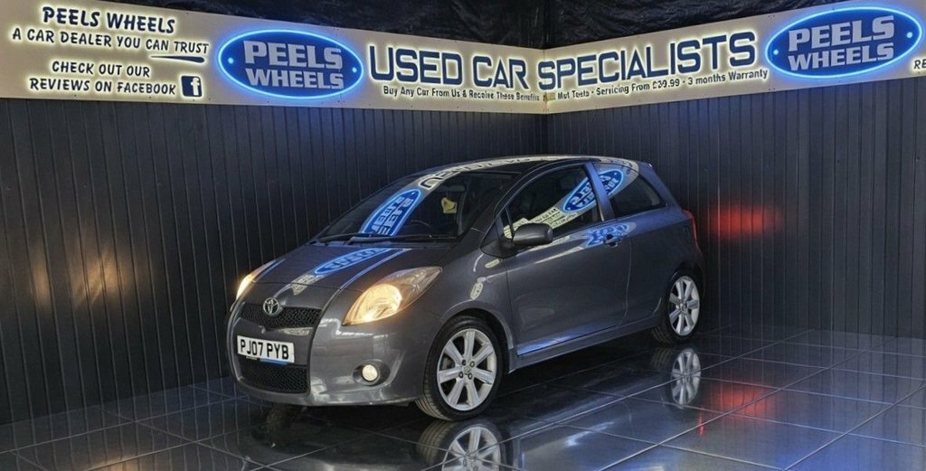 Toyota Yaris 1.8L Sr PJ07PYB Grey #3