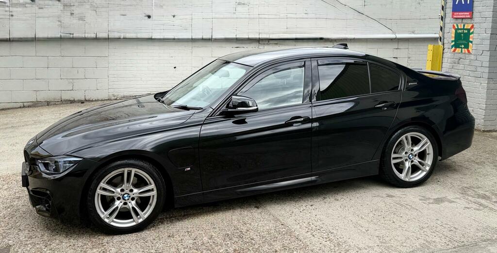 BMW 3 Series 330E M Sport LD67VPZ Black #3