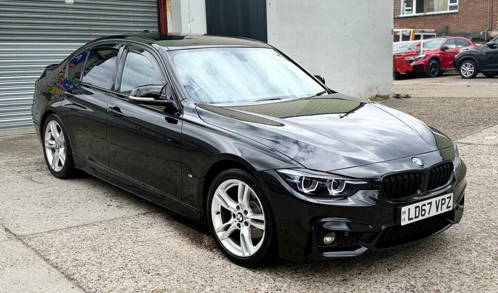 BMW 3 Series 330E M Sport LD67VPZ Black #4