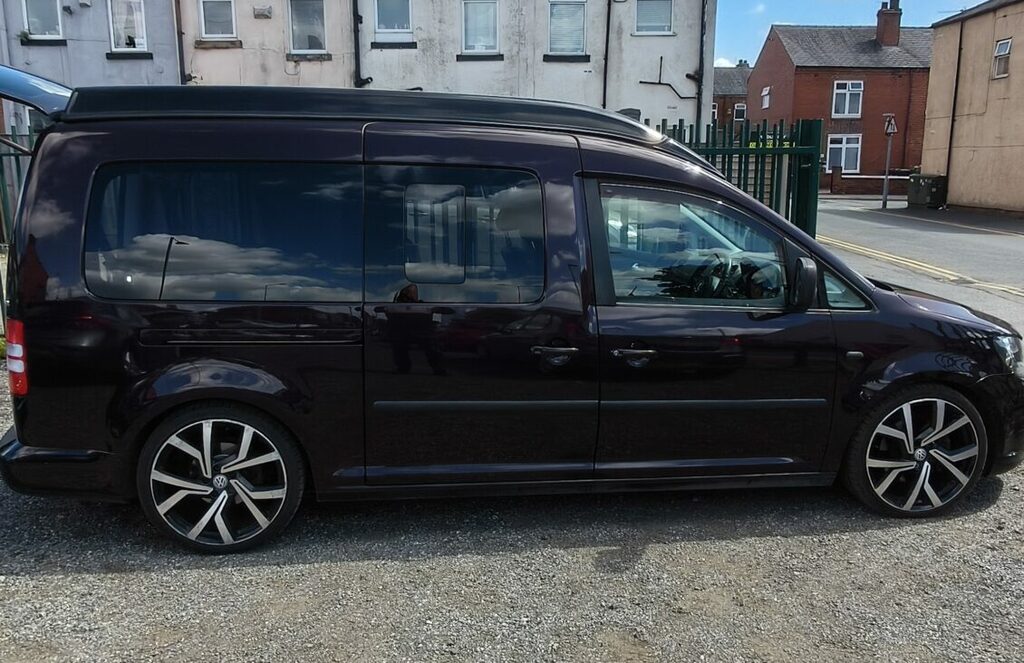 Volkswagen Caddy Diesel YK13UPW Black #5