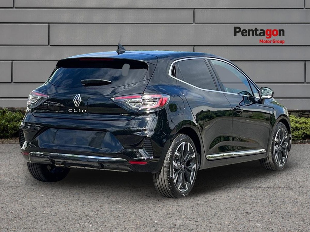 Renault Clio 1.6 E Tech Techno Hatchback Hybrid Black #4