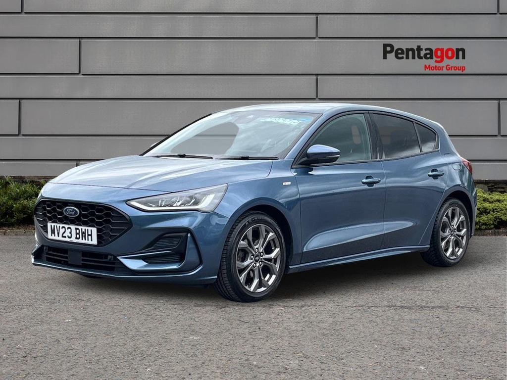 Ford Focus 1.0T Ecoboost St Line Hatchback MV23BWH Blue #3