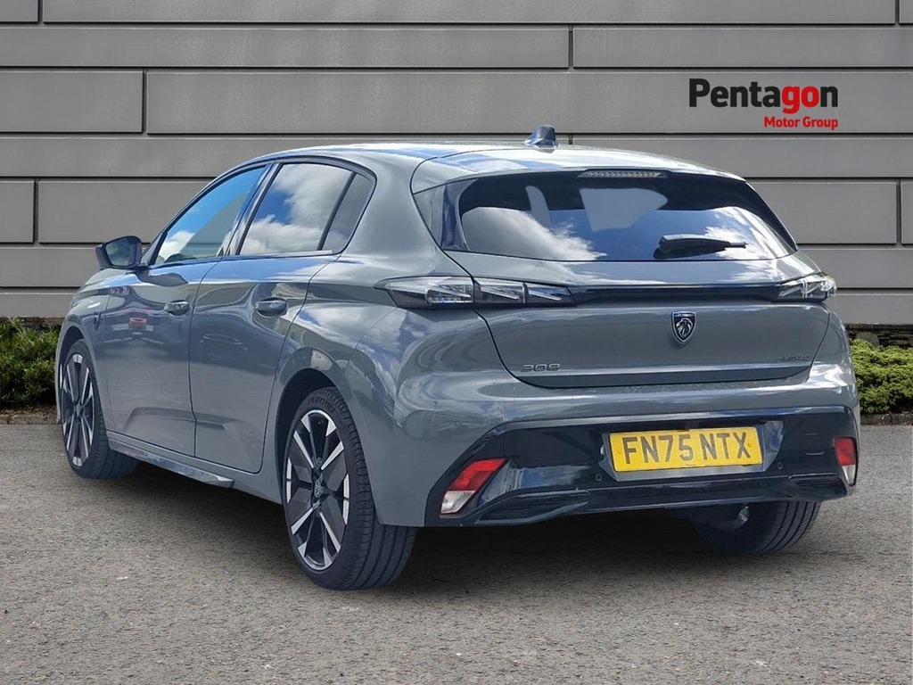 Peugeot 308 1.2 Gt Hatchback Hybrid E Dsc Euro 6 S FN75NTX Grey #2