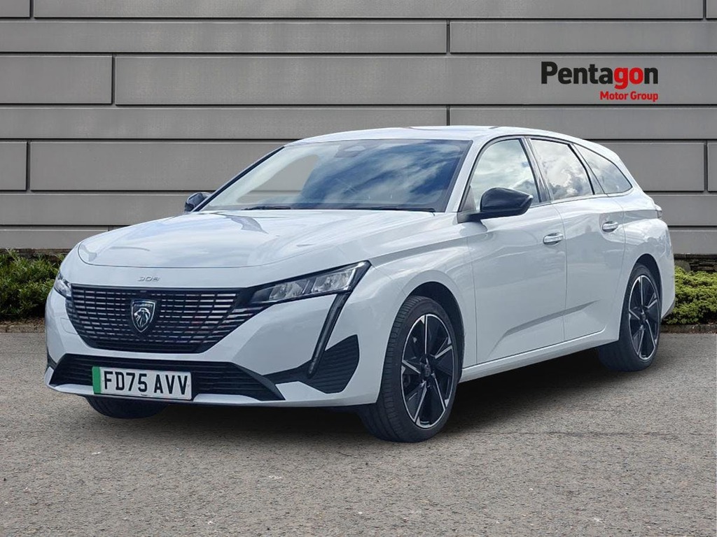 Peugeot 308 SW 54Kwh Allure Estate 156 Ps FD75AVV White #3