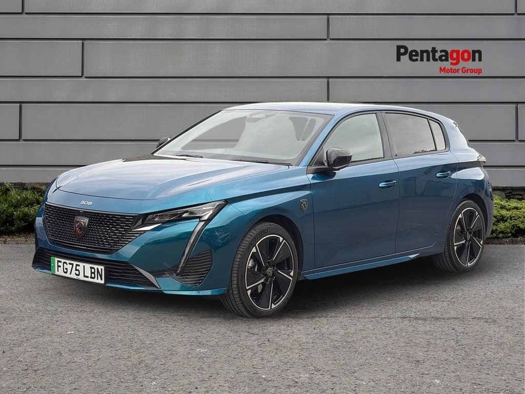 Peugeot 308 54Kwh Gt Hatchback 156 Ps FG75LBN Blue #3