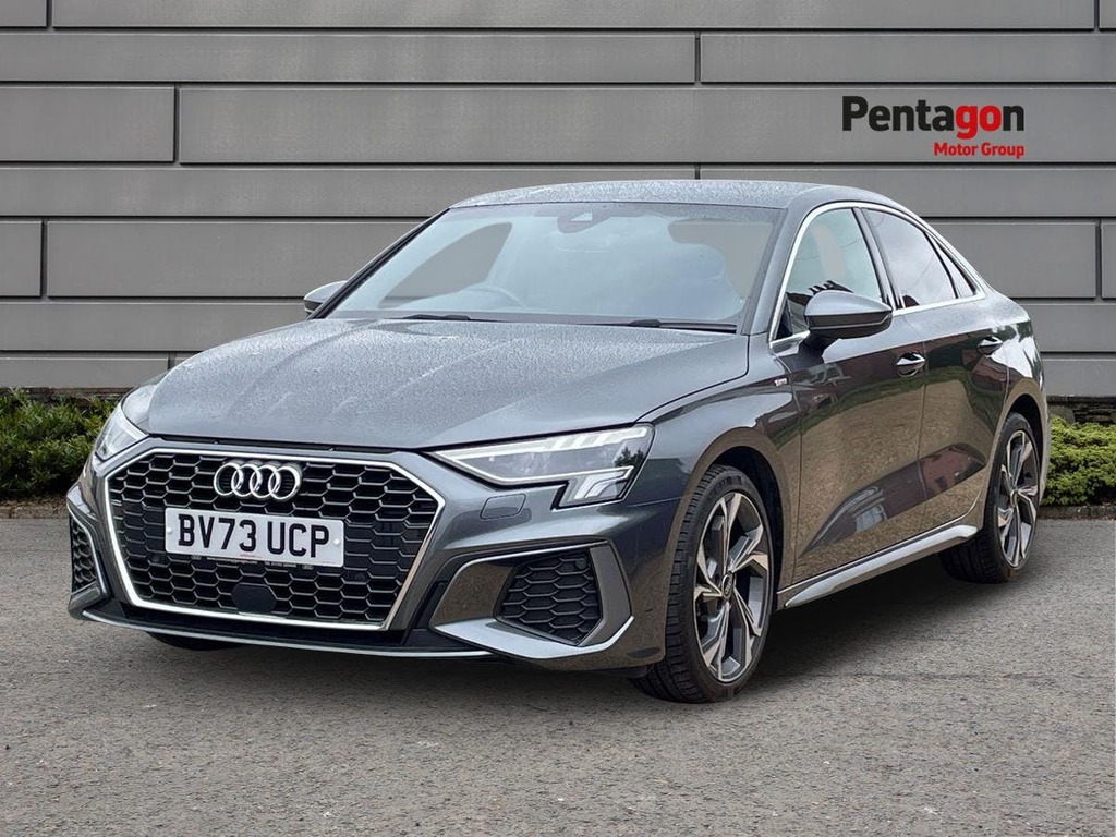 Audi A3 1.0 Tfsi 30 S Line Saloon Euro 6 BV73UCP Grey #3