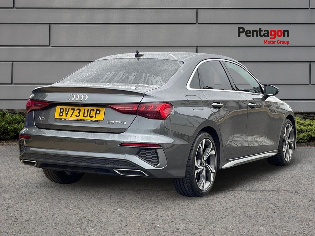 Audi A3 1.0 Tfsi 30 S Line Saloon Euro 6 BV73UCP Grey #4