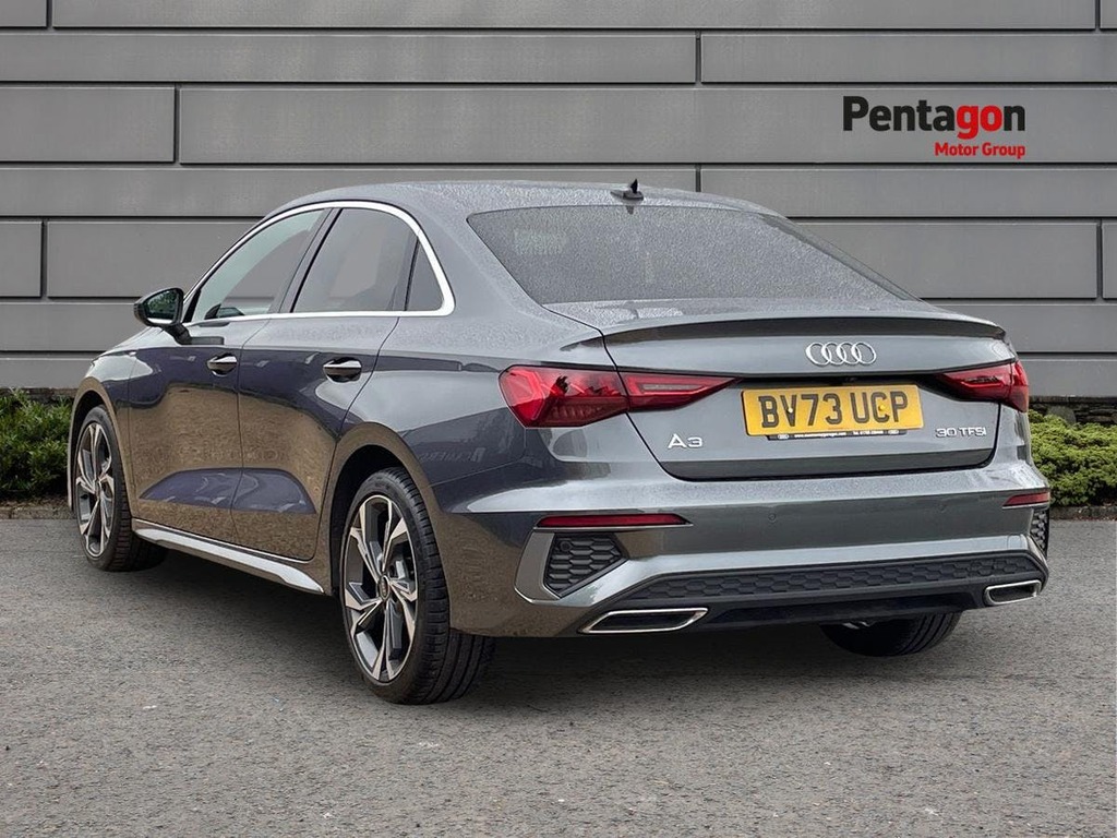 Audi A3 1.0 Tfsi 30 S Line Saloon Euro 6 BV73UCP Grey #2