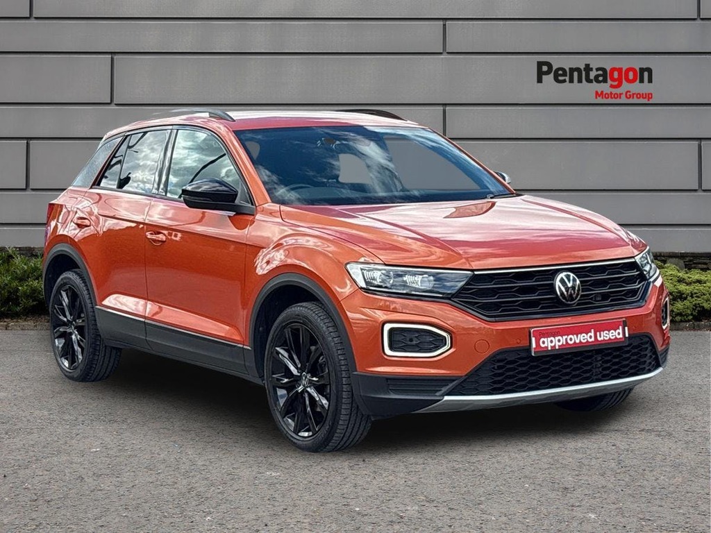 Volkswagen T-Roc 1.5 Tsi Evo Black Edition Suv Dsg Euro Orange