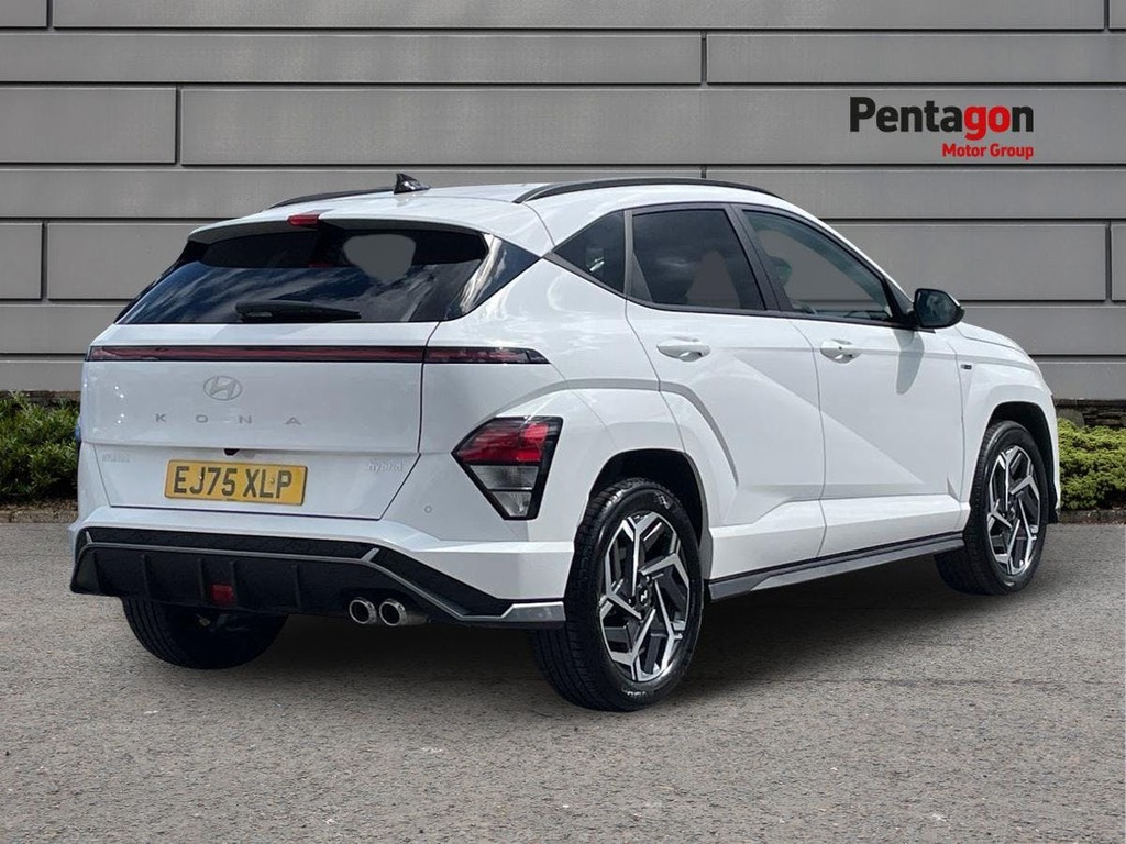 Hyundai Kona 1.6 H Gdi N Line Suv Hybrid Dct Euro 6 EJ75XLP White #4