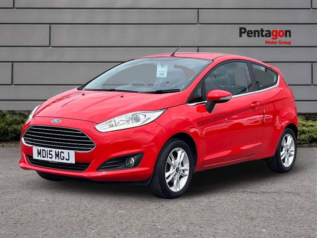 Ford Fiesta 1.25 Zetec Hatchback Euro 6 82 MD15MGJ Red #3
