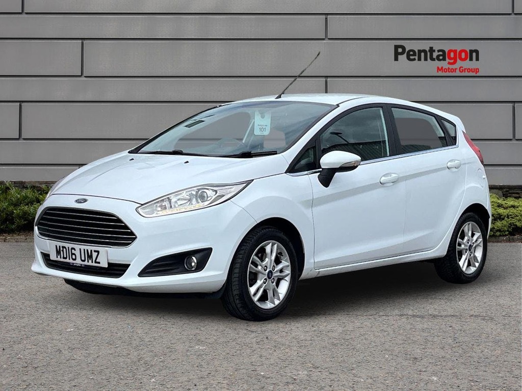 Ford Fiesta 1.25 Zetec Hatchback Euro 6 82 MD16UMZ White #3