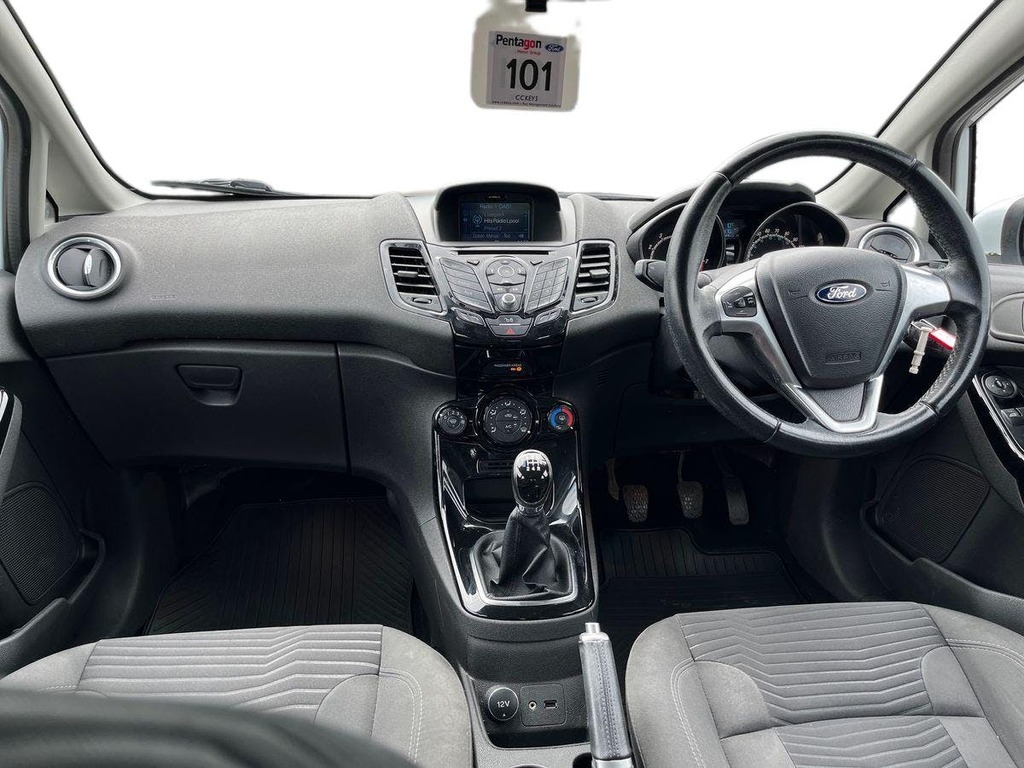 Ford Fiesta 1.25 Zetec Hatchback Euro 6 82 MD16UMZ White #6