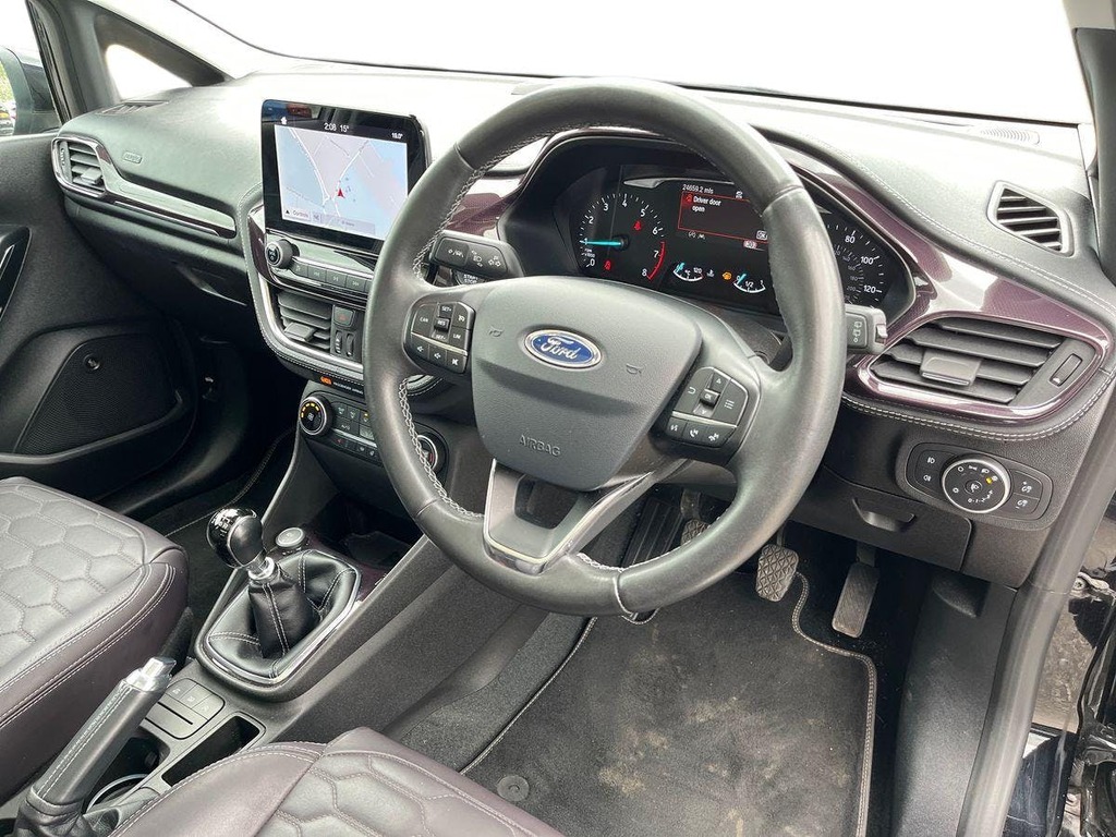 Ford Fiesta 1.0T Ecoboost Gpf Vignale Hatchback Man MV19AJX Black #5