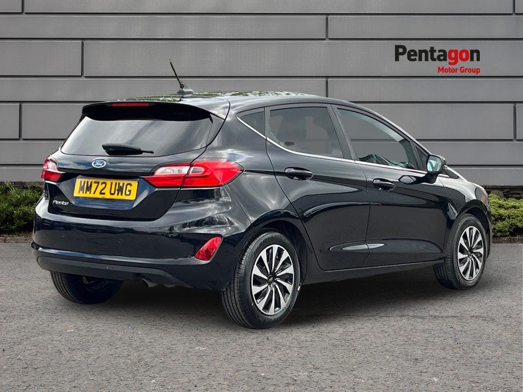 Ford Fiesta 1.0T Ecoboost Titanium Hatchback MM72UWG Black #4