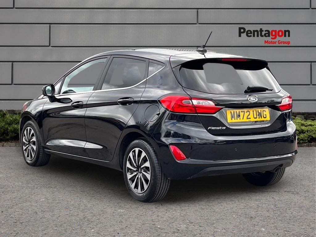 Ford Fiesta 1.0T Ecoboost Titanium Hatchback MM72UWG Black #2