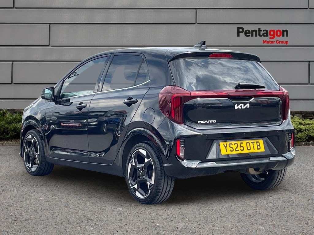 Kia Picanto 1.0 3 Hatchback Euro 6 Ss 62 YS25OTB Black #2