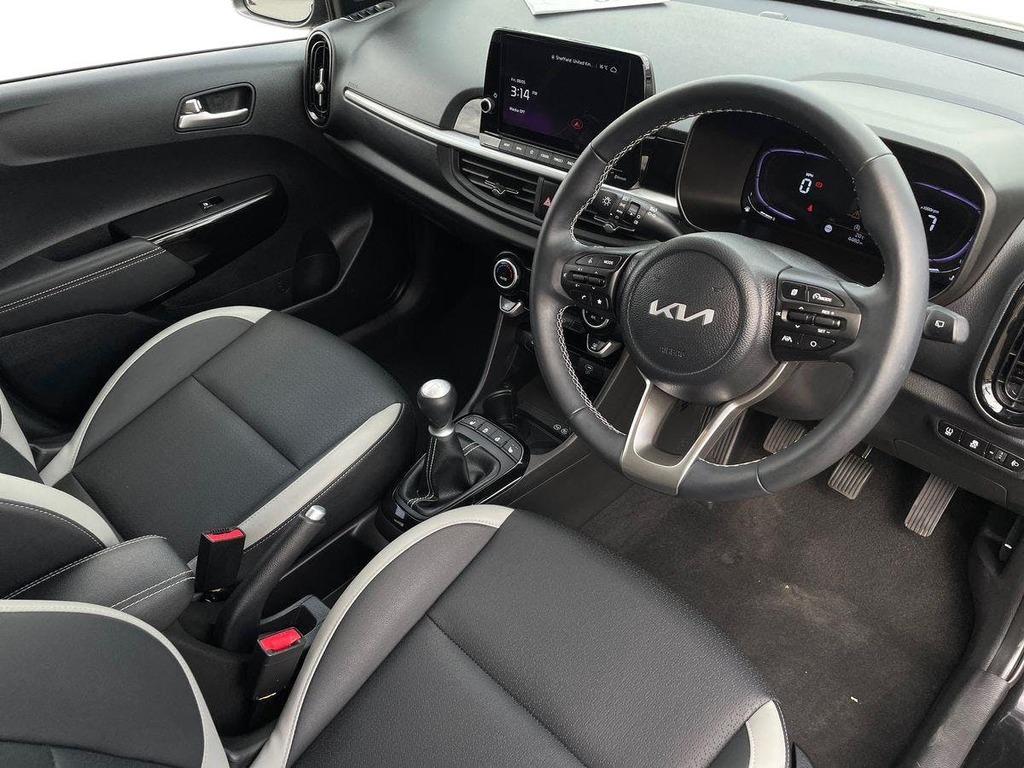 Kia Picanto 1.0 3 Hatchback Euro 6 Ss 62 YS25OTB Black #5