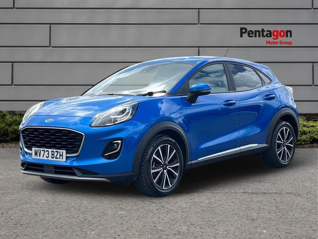 Ford Puma 1.0T Ecoboost Mhev Titanium Suv Hybrid MV73BZH Blue #3