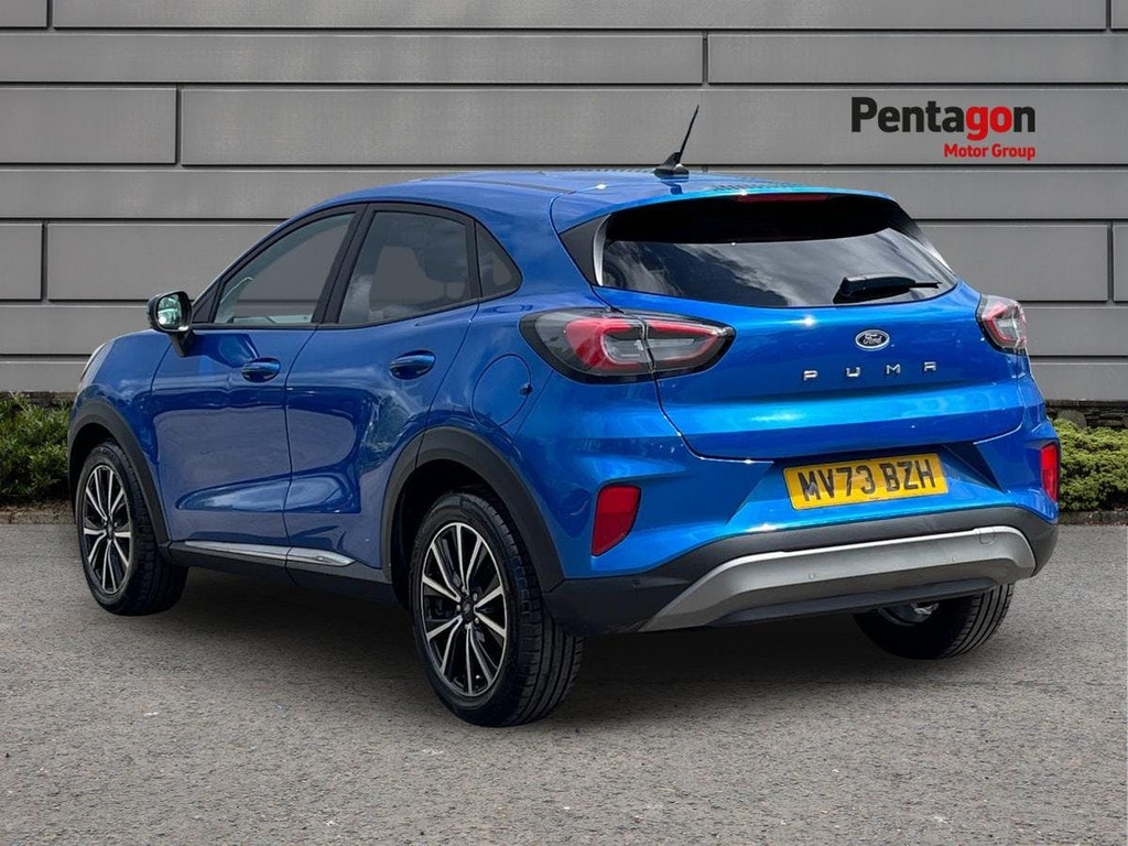 Ford Puma 1.0T Ecoboost Mhev Titanium Suv Hybrid MV73BZH Blue #2
