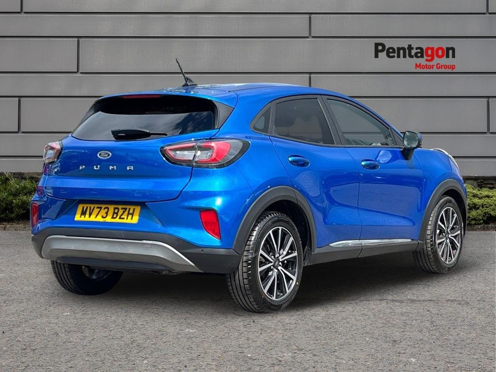 Ford Puma 1.0T Ecoboost Mhev Titanium Suv Hybrid MV73BZH Blue #4