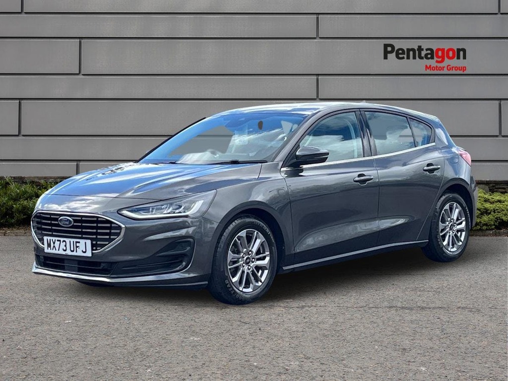 Ford Focus 1.0T Ecoboost Titanium Hatchback MX73UFJ Silver #3