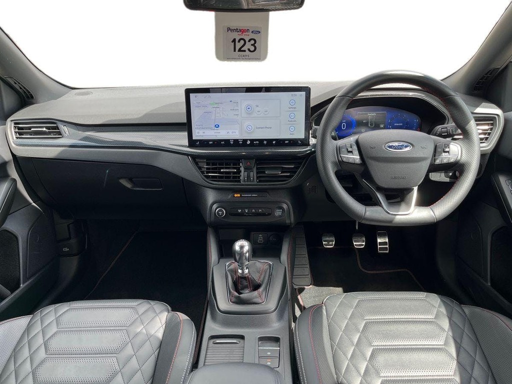 Ford Focus 1.0T Ecoboost St Line X Hatchback Manua ML73NWW Silver #6