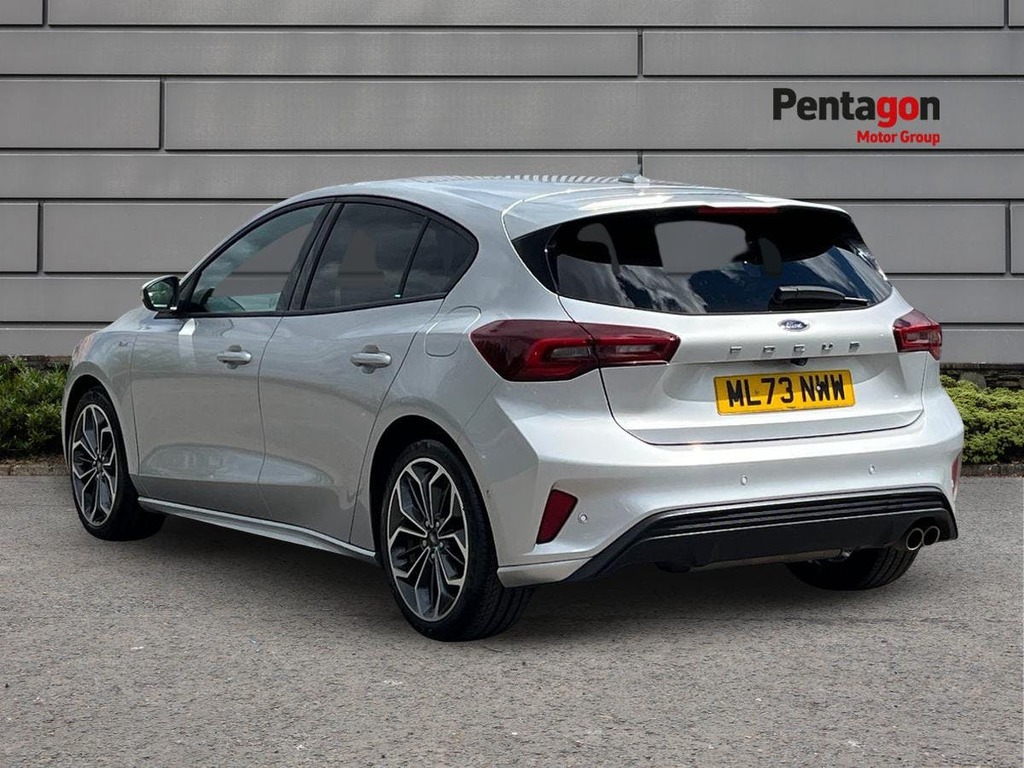 Ford Focus 1.0T Ecoboost St Line X Hatchback Manua ML73NWW Silver #2
