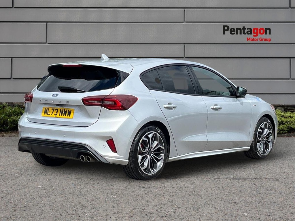 Ford Focus 1.0T Ecoboost St Line X Hatchback Manua ML73NWW Silver #4