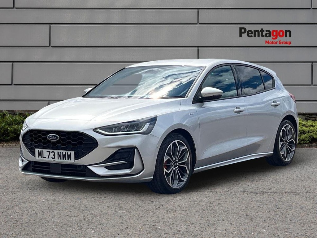 Ford Focus 1.0T Ecoboost St Line X Hatchback Manua ML73NWW Silver #3