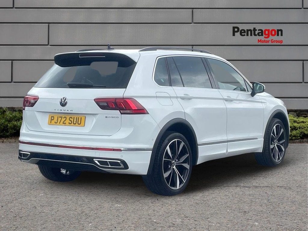 Volkswagen Tiguan 1.4 Tsi 13Kwh R Line Suv Plug In Hybrid PJ72SUU White #4