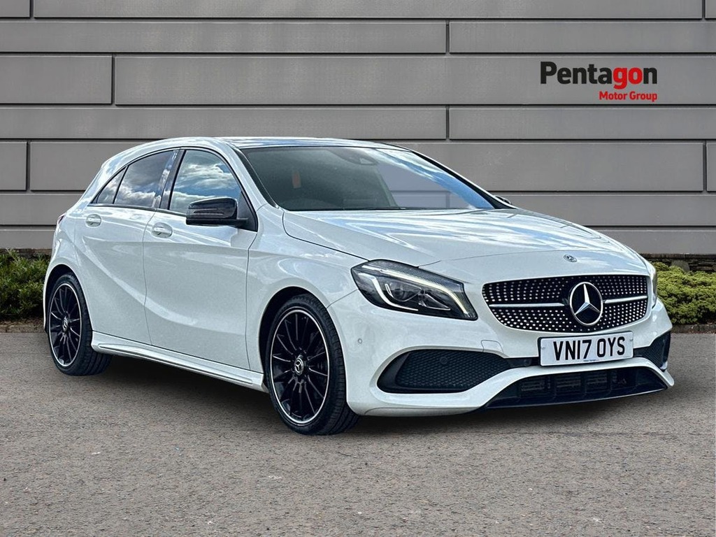 Mercedes-Benz A Class 1.6 A180 Amg Line Premium Plus Hatchback Pet White