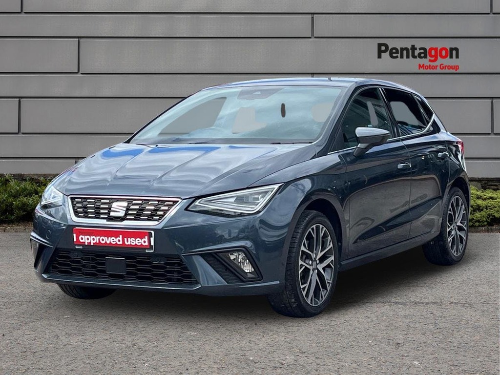 Seat Ibiza 1.0 Tsi Xcellence Lux Hatchback YE23BNL Grey #3