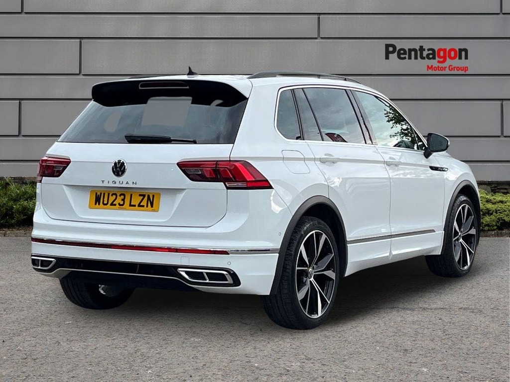 Volkswagen Tiguan 1.5 Tsi R Line Suv Dsg Euro 6 Ss 15 WU23LZN White #4