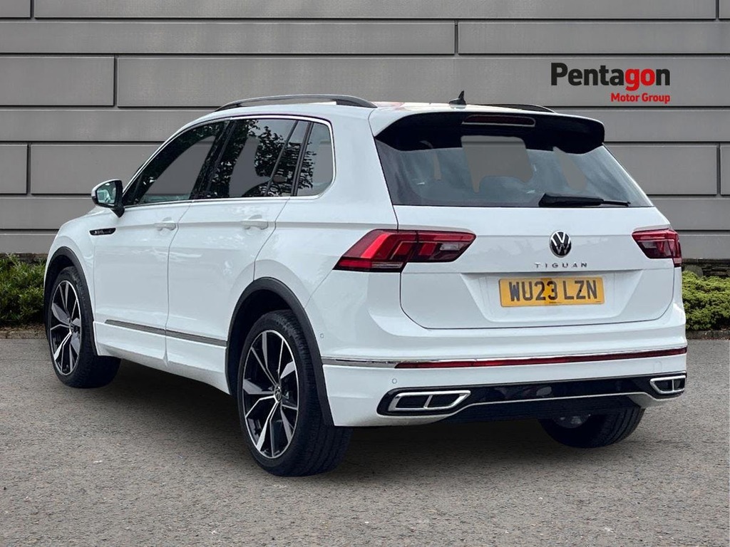 Volkswagen Tiguan 1.5 Tsi R Line Suv Dsg Euro 6 Ss 15 WU23LZN White #2