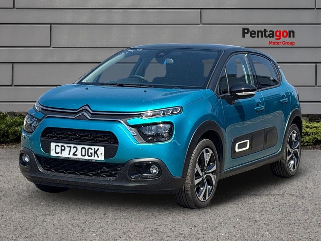 Citroen C3 1.2 Puretech Shine Plus Hatchback Eat6 CP72OGK Blue #3