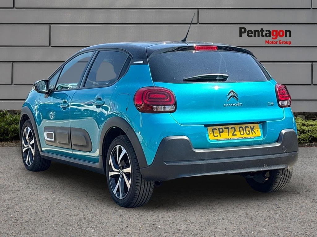 Citroen C3 1.2 Puretech Shine Plus Hatchback Eat6 CP72OGK Blue #2