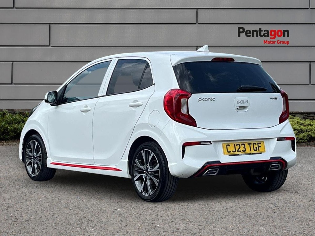 Kia Picanto 1.0 Dpi Gt Line Hatchback Euro 6 CJ23TGF White #2