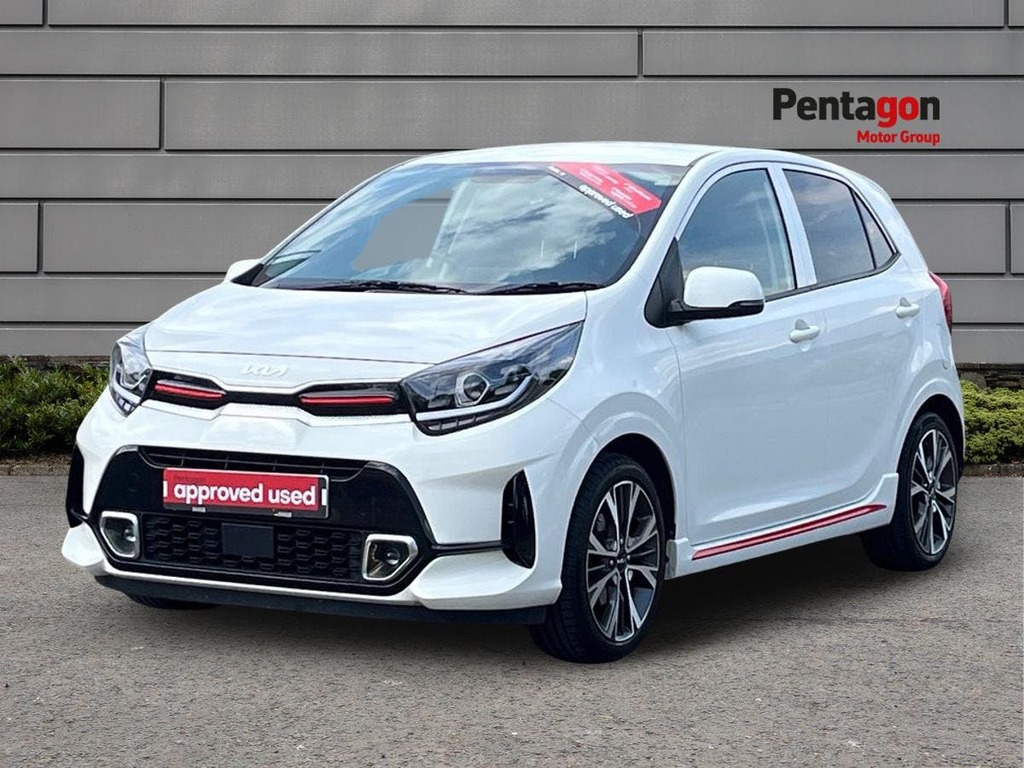 Kia Picanto 1.0 Dpi Gt Line Hatchback Euro 6 CJ23TGF White #3