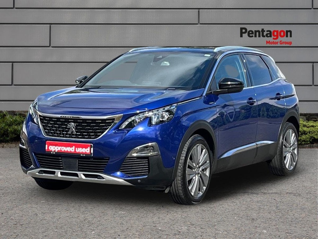 Peugeot 3008 1.6 Thp Gt Line Premium Suv Eat Euro 6 YP18WXC Blue #3