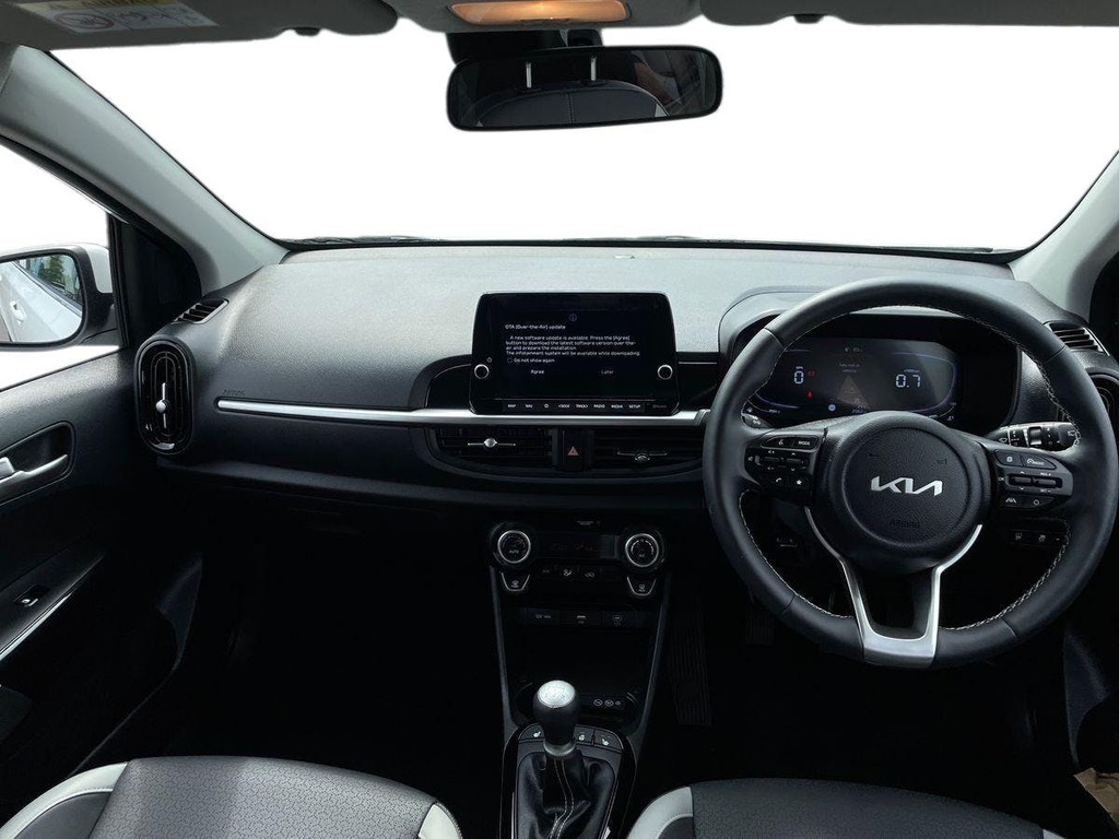Kia Picanto 1.0 3 Hatchback Euro 6 Ss 62 YR25ZJU White #6