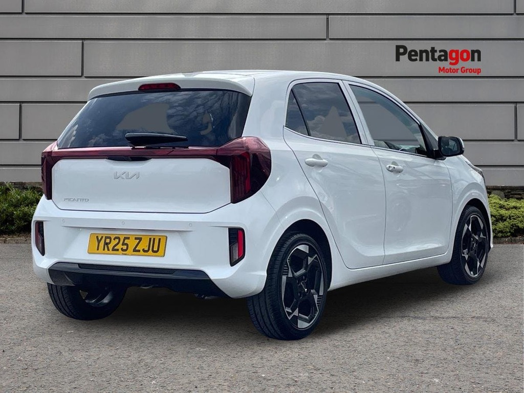 Kia Picanto 1.0 3 Hatchback Euro 6 Ss 62 YR25ZJU White #4