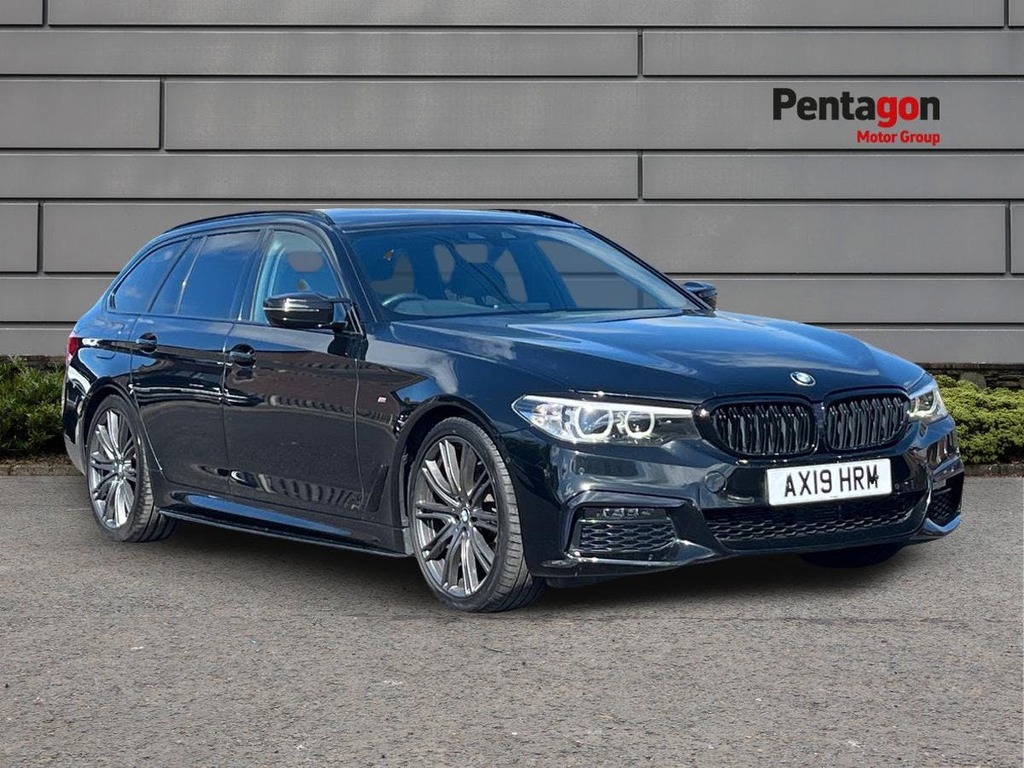 BMW 5 Series 2.0 520D M Sport Touring Euro 6 S Black