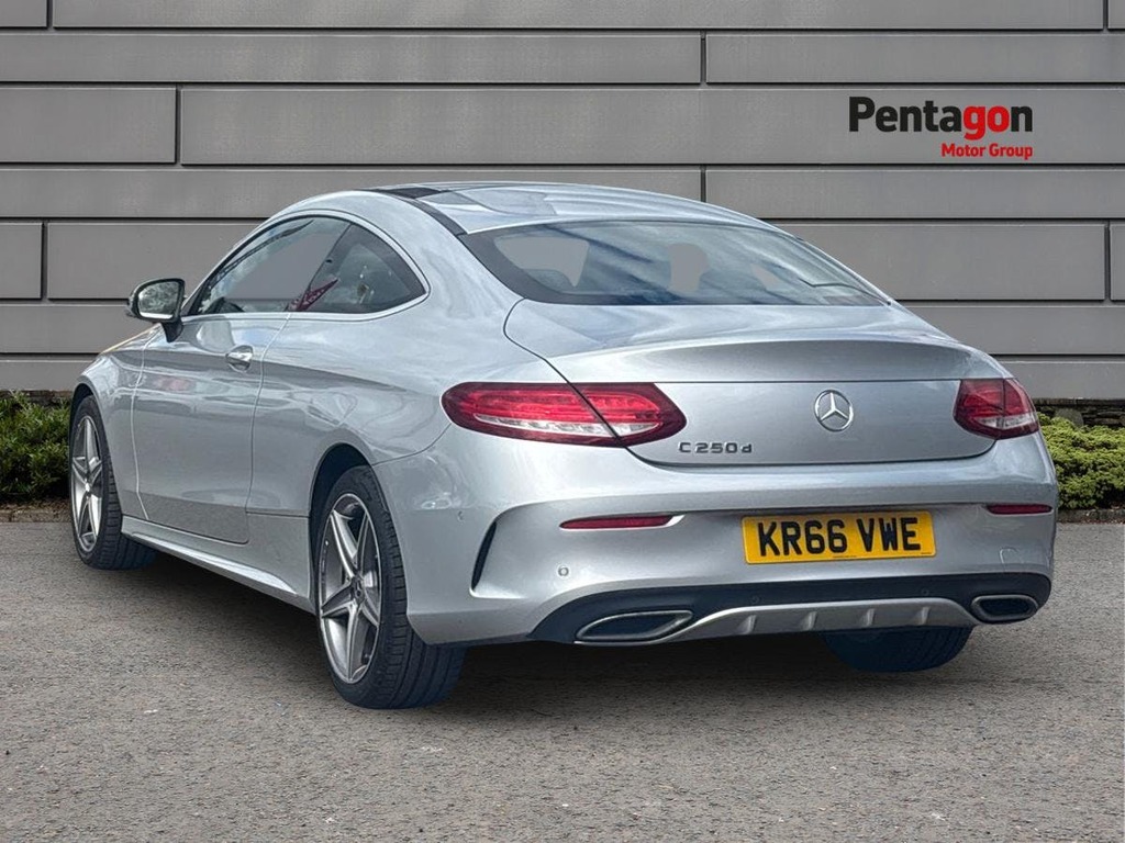 Mercedes-Benz C Class 2.1 C250d Amg Line Premium Plus Coupe KR66VWE Silver #2