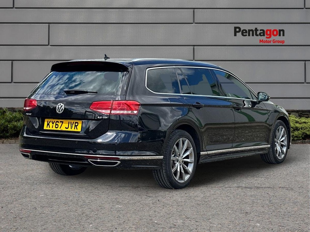 Volkswagen Passat 2.0 Tdi R Line Estate Dsg Euro 6 Ss Black #4