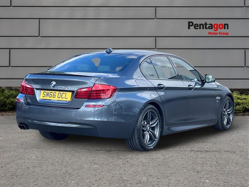 BMW 5 Series 2.0 520D M Sport Saloon Euro 6 S Grey #4