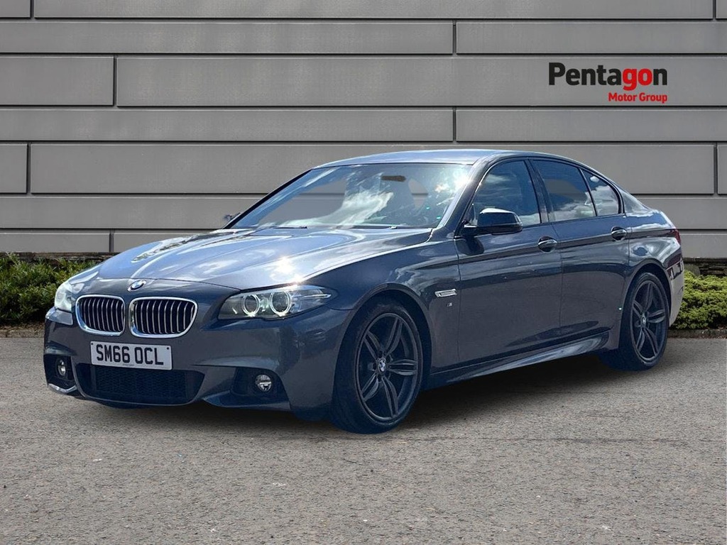 BMW 5 Series 2.0 520D M Sport Saloon Euro 6 S Grey #3