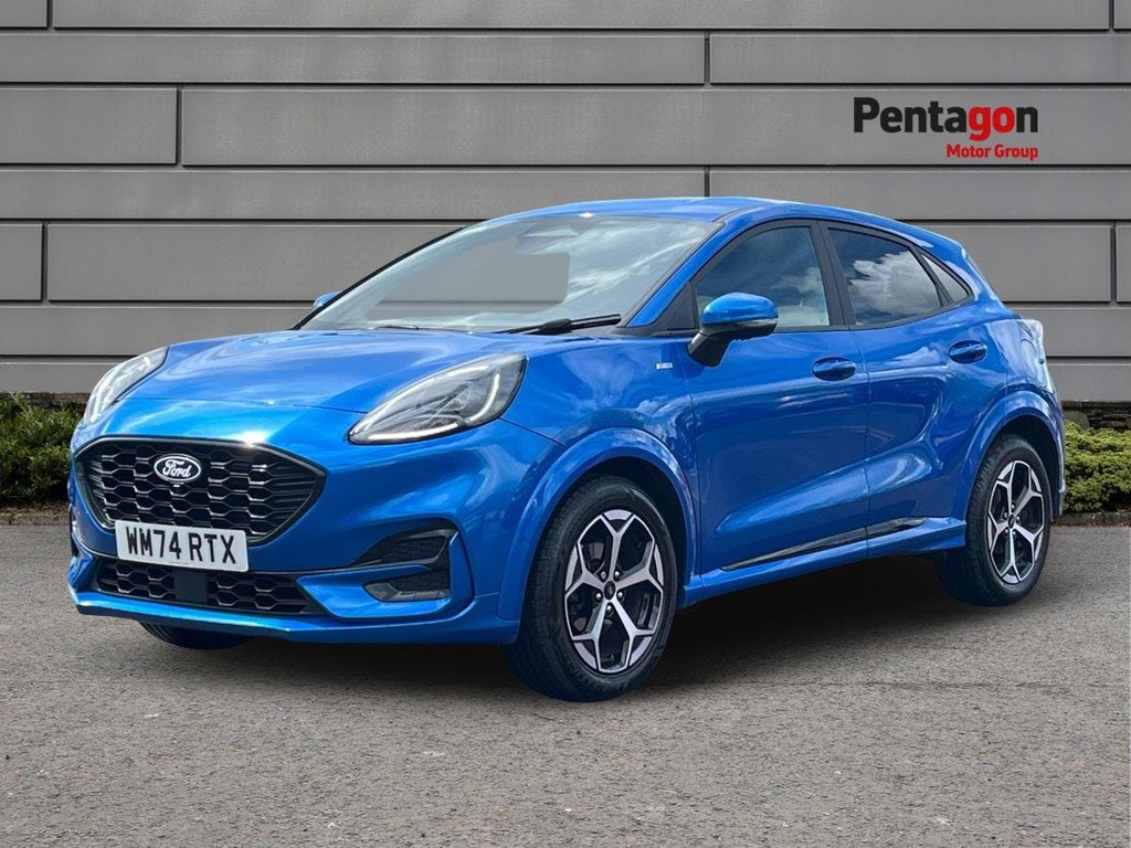 Ford Puma 1.0T Ecoboost Mhev St Line Suv Hybrid M WM74RTX Blue #3