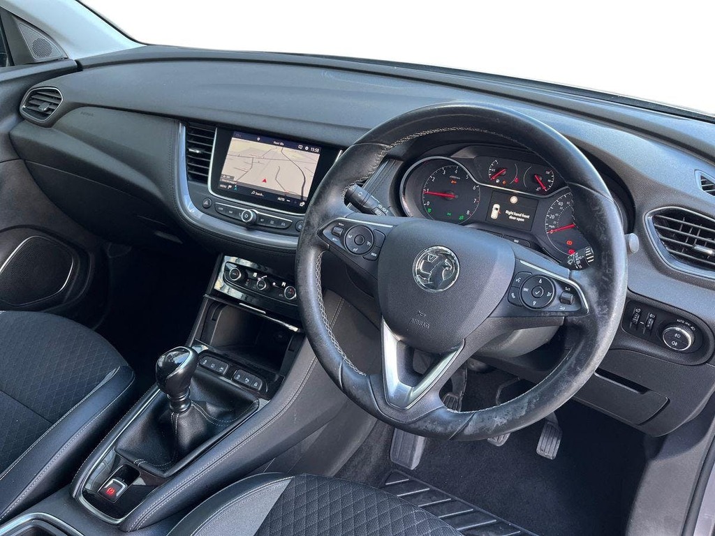 Vauxhall Grandland X 1.2 Turbo Gpf Tech Line Nav Suv GU19KFR Grey #5